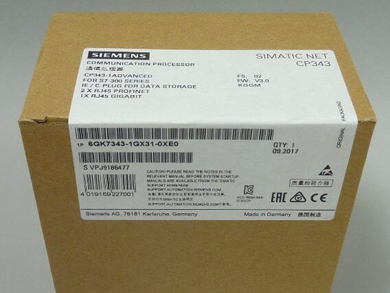 new Siemens 6GK7343-1GX31-0XE0 module