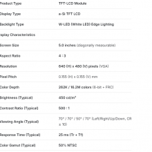 NEU 5.4INCH LCD SCREEN PANEL NTM244X61A