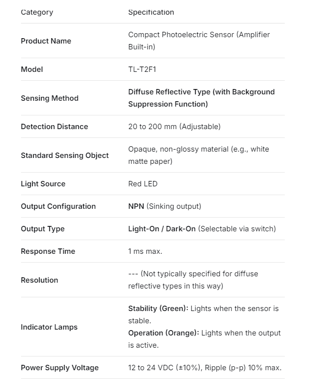 OMRON SWITCH TL-T2F1 Neu und Original