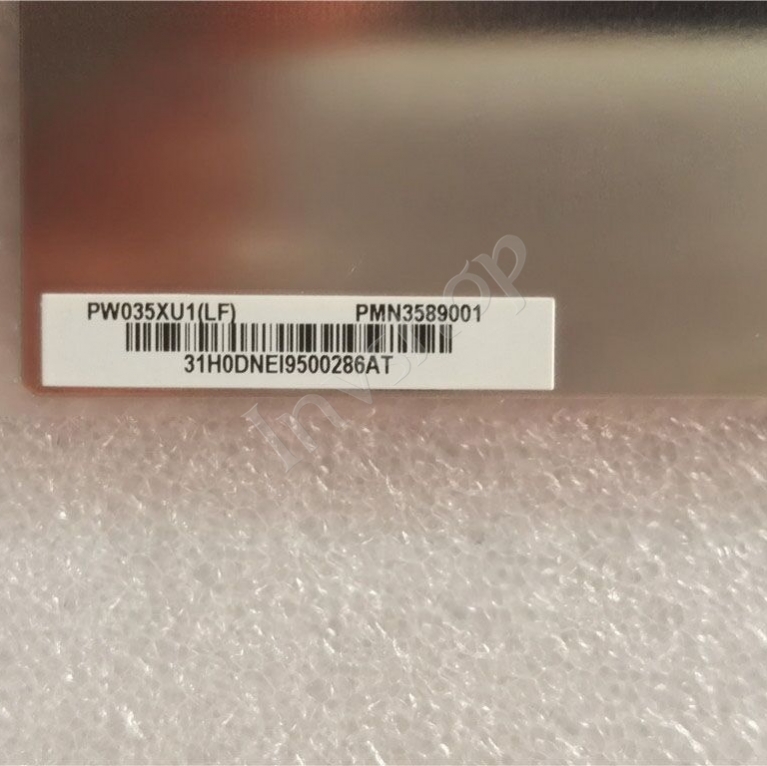 PW035XU1(LF) 3.5 Inch PVI Full Color TFT LCD Module 88×53.5 mm Outline