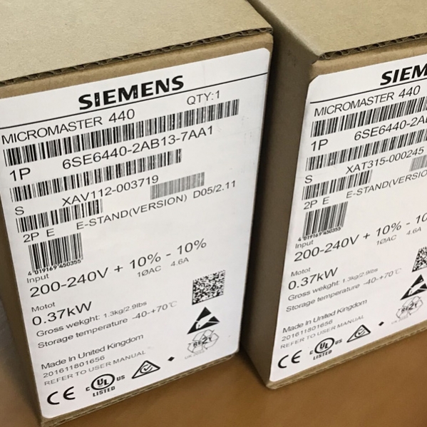 6SE6440-2UC17-5AA1 /7AA1 Siemens MM440 Frequency converter