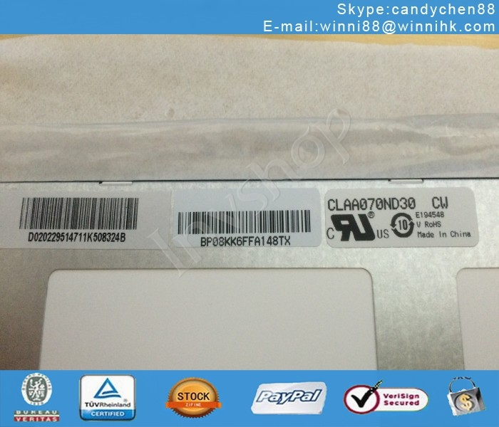 neue original claa070nd30cw chungnwa lcd liquid crystal display