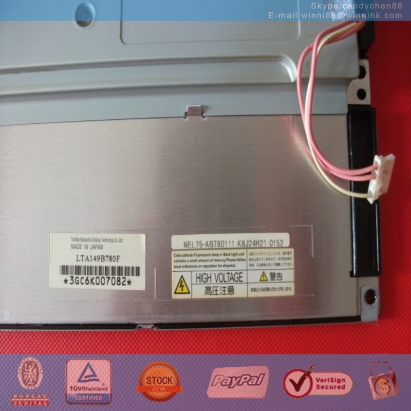 FOR TOSHIBA LTA149B780F 1280*390 14.9