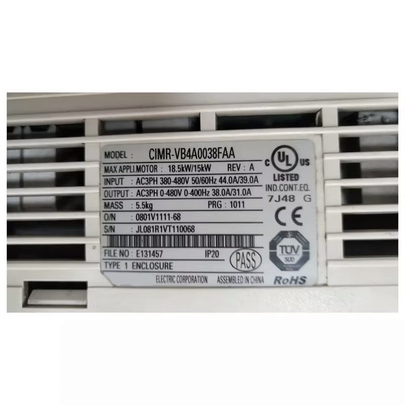 CIMR-VB4A0038FAA 18.5KW/15KW 380V New Authentic Original Yaskawa V1000 Inverter