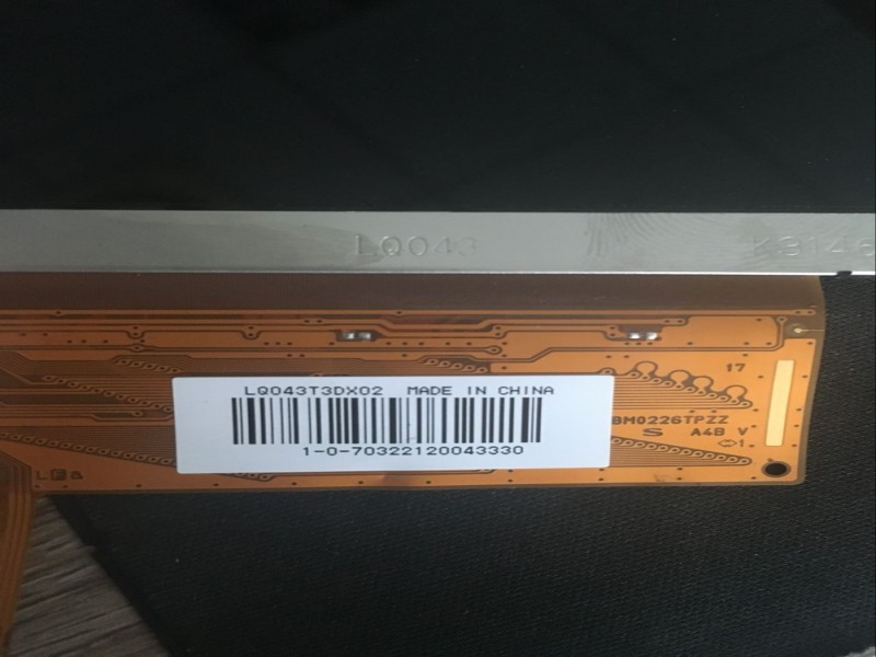 CG - Silico RGB Vertical Stripe Hard Coating 3.7 Inch Sharp TFT Lcd Flat Screen LS037V7DD06S