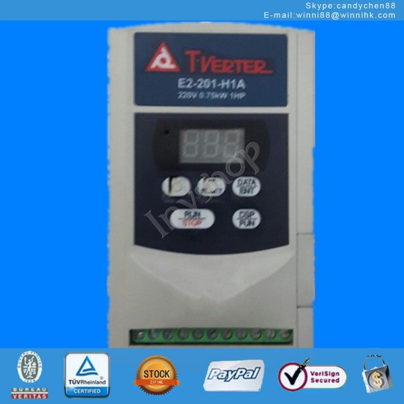 wechselrichter e2-201-h1a 0.75kw 220v getestet