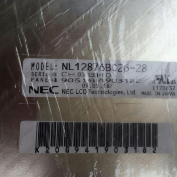 NL12876BC26-28  	NEC	  15.3inch  1280(RGB)×768  LCD DISPLAY