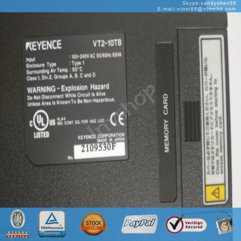 vt2-10tb hmi - touch panel angewendet keyence 60 tage garantie