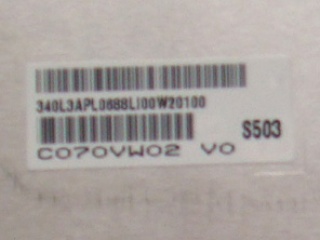 C070VW02 V0 New and Original AUO 7inch lcd display