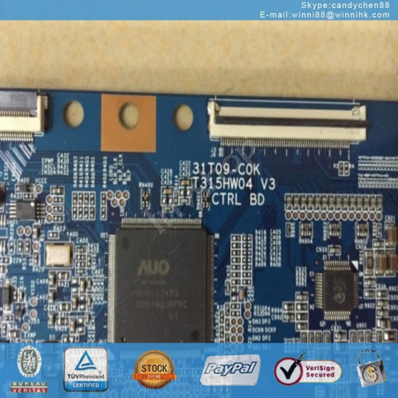 T315HW04 V3 CTRL BD AUO 31T09-COK Controller T-con Board