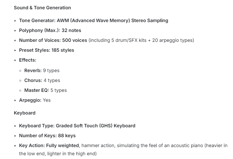4,3-Zoll-LCD-Display für MM6 DGX630 Yamaha elektronische Orgel