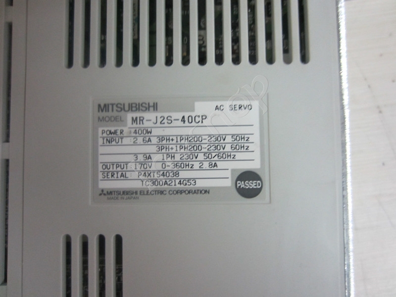 mitsubishi mr-j2s-40cp servo amp