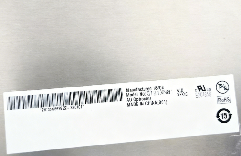 New G121XN01 V001 12.1inch 1024*768 AUO LCD Display