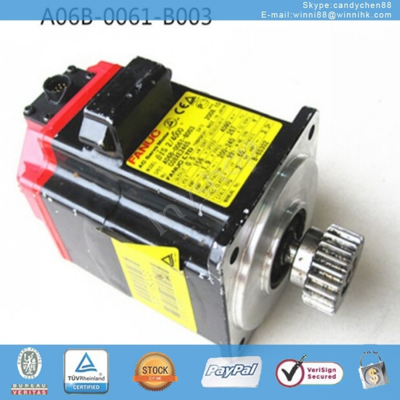 Servo motor for FANUC A06B-0061-B003 Used 60 days warranty