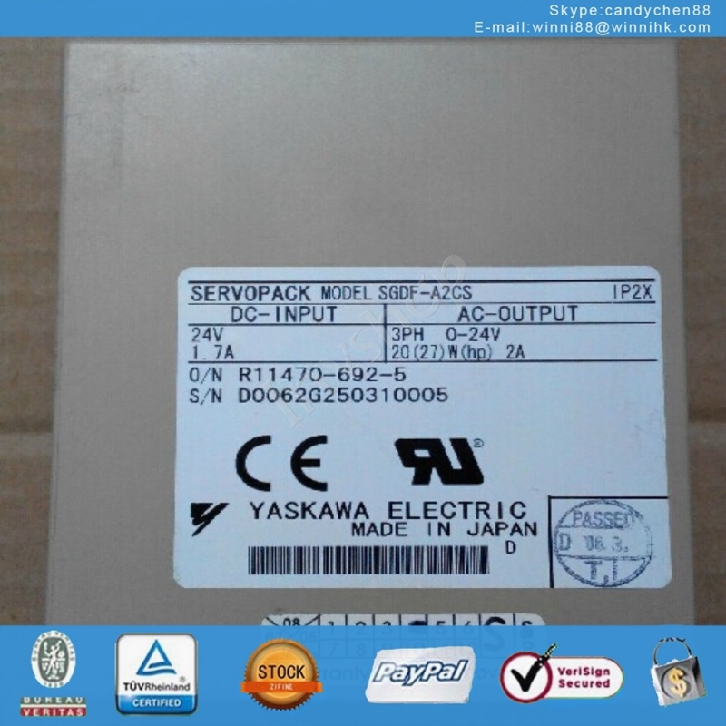 Yaskawa SGDF-A2CS Servo Drive
