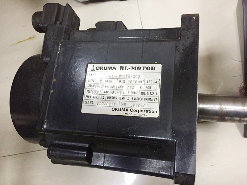 Motor servo Okuma type BL-MC100E-20S