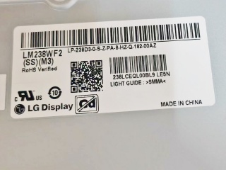 LM238WF2-SSM3 LG 23.8