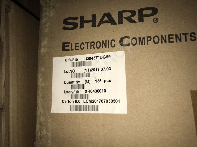 LQ043T1DG59 SHARP 4.3inch LCD Display New and Original
