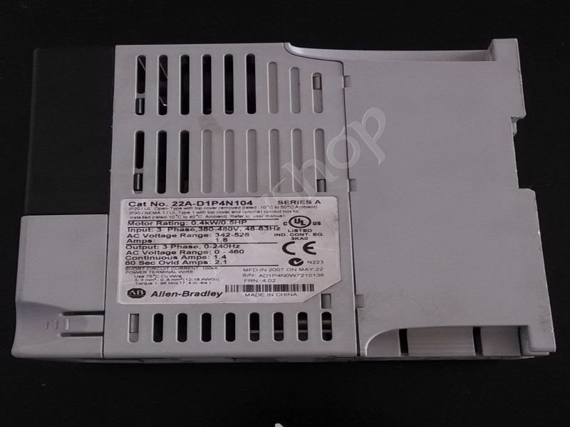 Allen-Bradley 22A-D1P4N104Â inverter