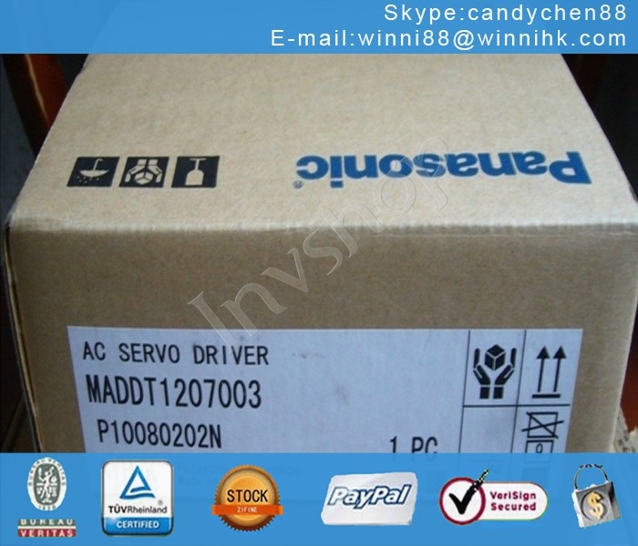 Panasonic AC MADDT1207003 New Servo Driver
