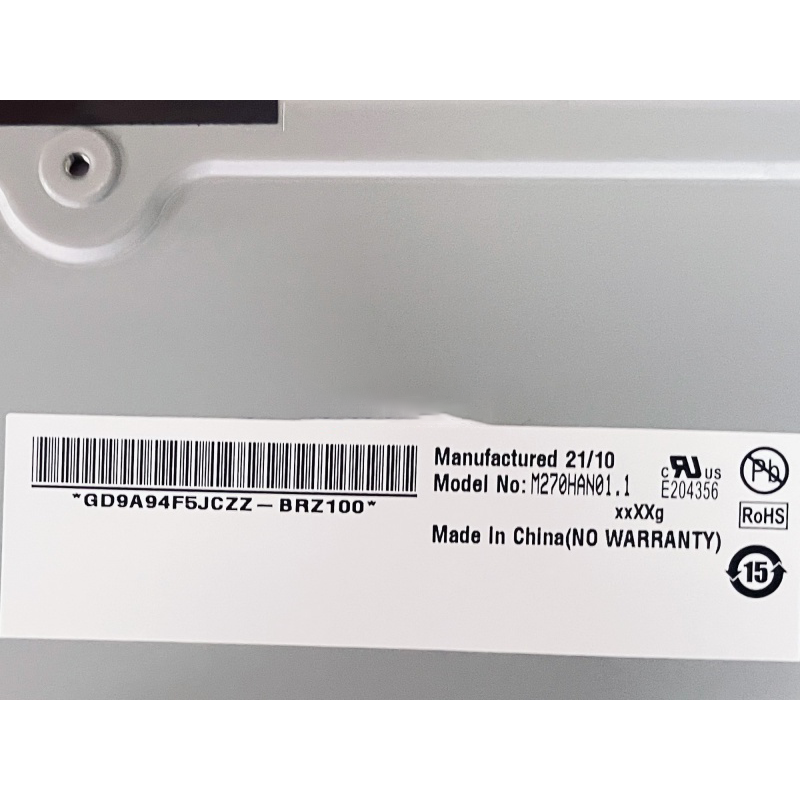 M270HAN01.1  AUO 27.0inch 1920*1080 LCD DISPLAY