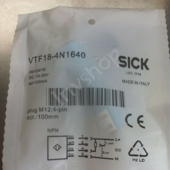 1pc neuer fotoelektrischer sensor vtf18-4n1640 krank