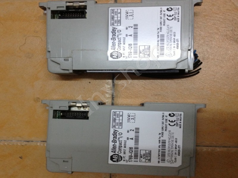 new Allen-Bradley 1769IQ16 controller module of PLC