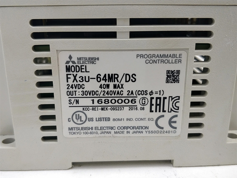 MITSUBISHI SPS FX3U-64MR-DS