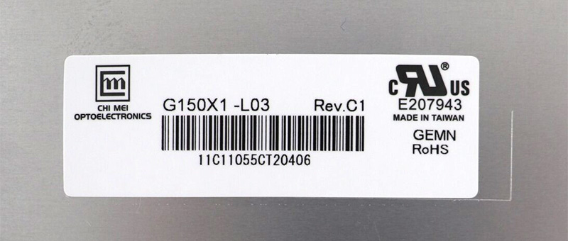 G150X1-L03 CMO 15inch lcd display New and Original