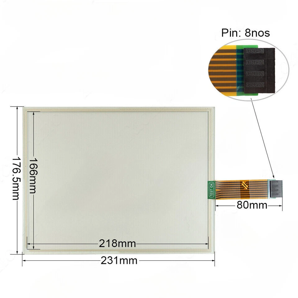 NeUe touchscreen - digitizer touch 2711p-t10c4d1