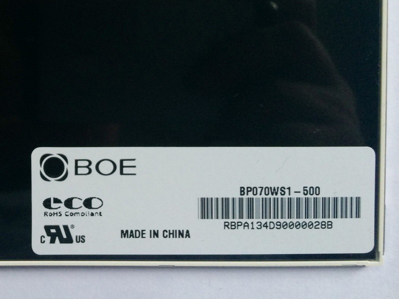 CLAA070MA21BW 7 inch CPT tft lcd display Resolution 800(RGB)×600 , SVGA