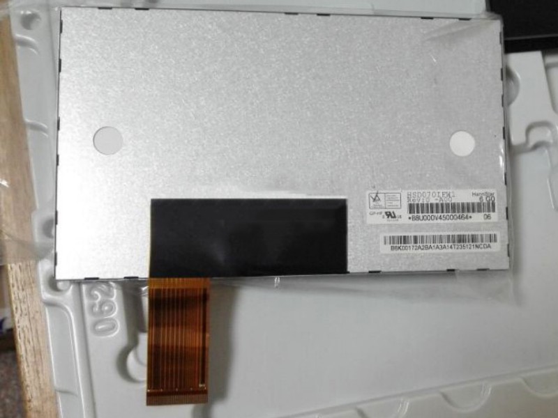 HSD070IFW1-A00 7.0 inch HannStar A-Si TFT Lcd Screen  Resolution 1024*600