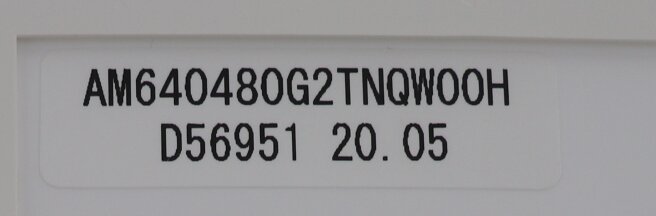 AM640480G2TNQW00H 5.7 inch 640*480 for industrial LCD display