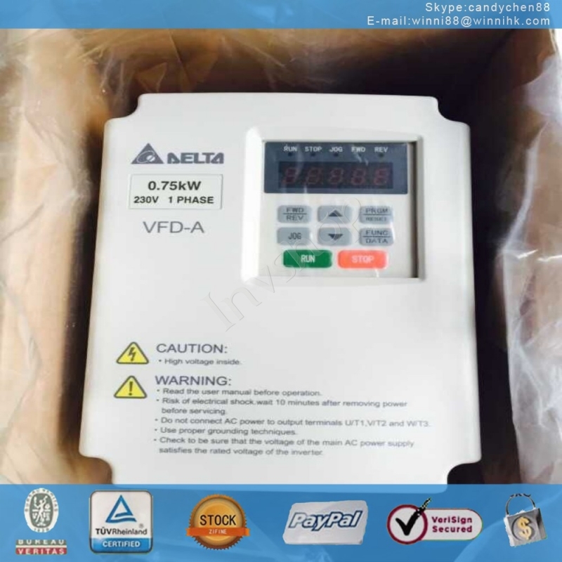 Delta VFD007A21A 220V0.75KW VFD-A