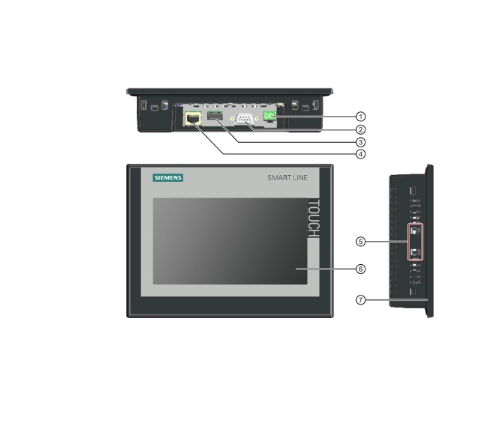Siemens HMI operation panel 6AV6648-0DC11-3AX0