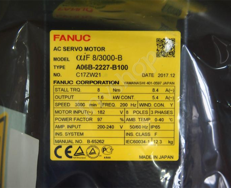 A06B-2227-B100 Fanuc Servo motor