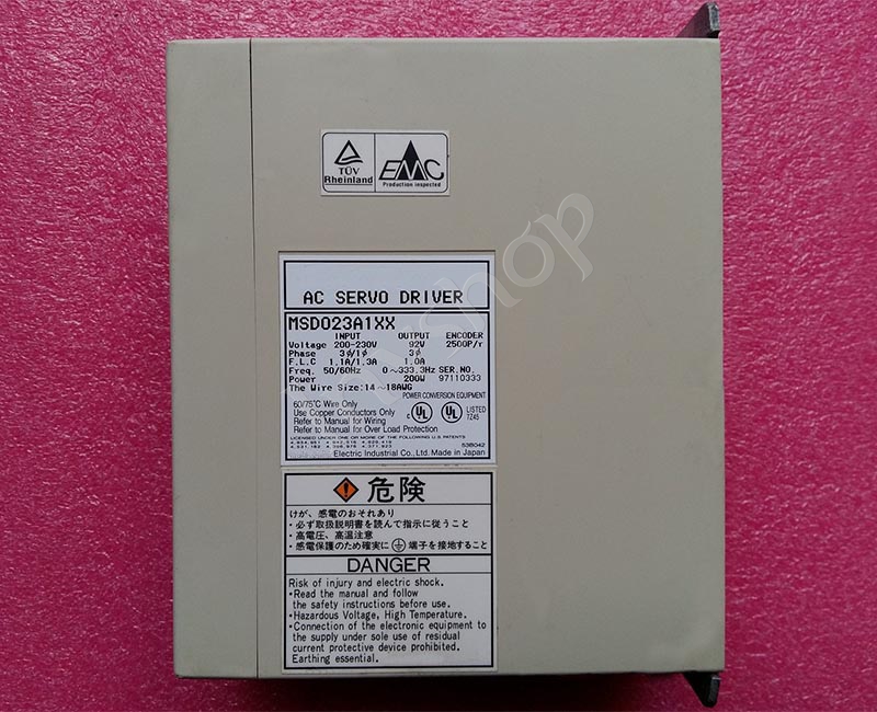 MSD023A1XX Panasonic drive MSM022A1F