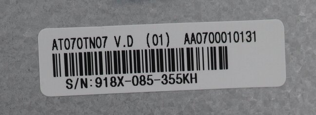 Innolux 7-Zoll-LCD-Display mit AT070TN07 V.D.