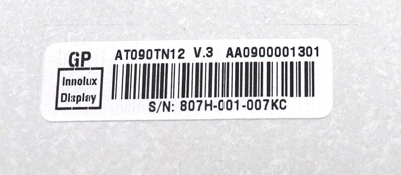 AT090TN12 V.3 Innolux industrielle LCD-Anzeigen AT090TN12 V3