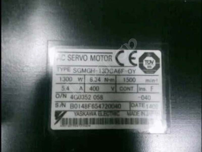 SGMGH-13DCA6F-OY Yaskawa servo motor