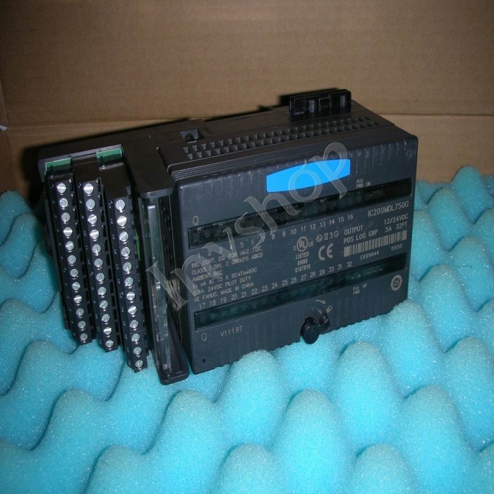 1PC GE FANUC IC200MDL750 + IC200CHS022 Used