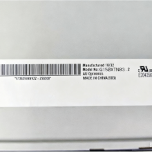 G150XTN03.2 AUO 15,0 Zoll 1024 * 768 Industrie 20-poliges TFT-LCD-Display