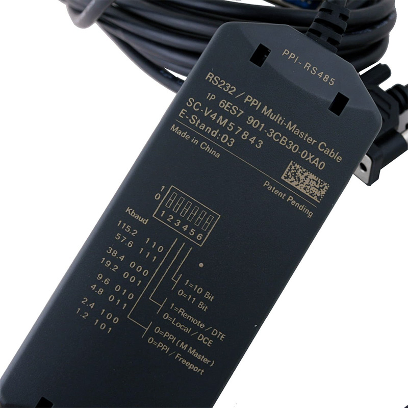 USB-PPI geeignetes S7-200 SPS-Kabel USB-PPI-Kommunikationskabel 6ES7 901-3DB30-0XA0 Downloadleitung