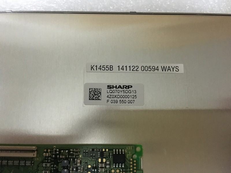 lq070y5dg13 7inch 800 (rgb) × sharp lcd - panel wled durchlicht 480 auflösung