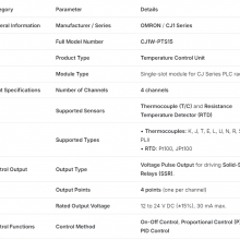 omron CJ1W-PTS15 E / A-Modul
