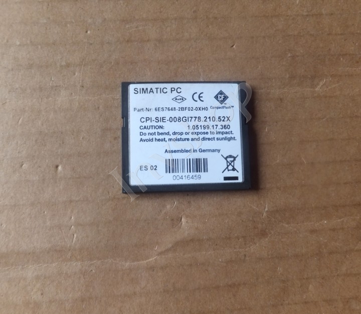 The original basic new CF card 6ES7 648-2BF02-0XH06ES7648-2BF02-0XH0