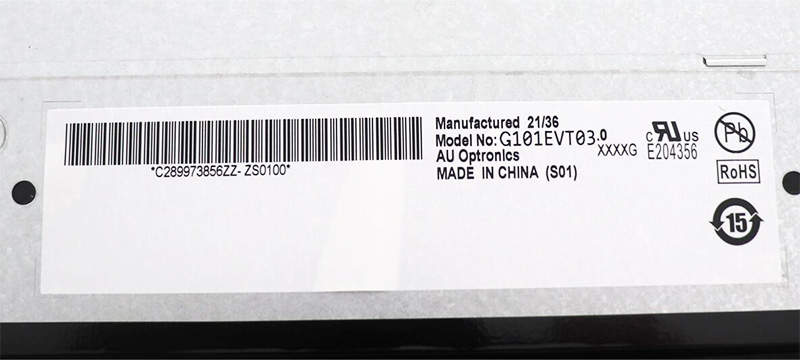 G101EVT03.0 AUO 10.1