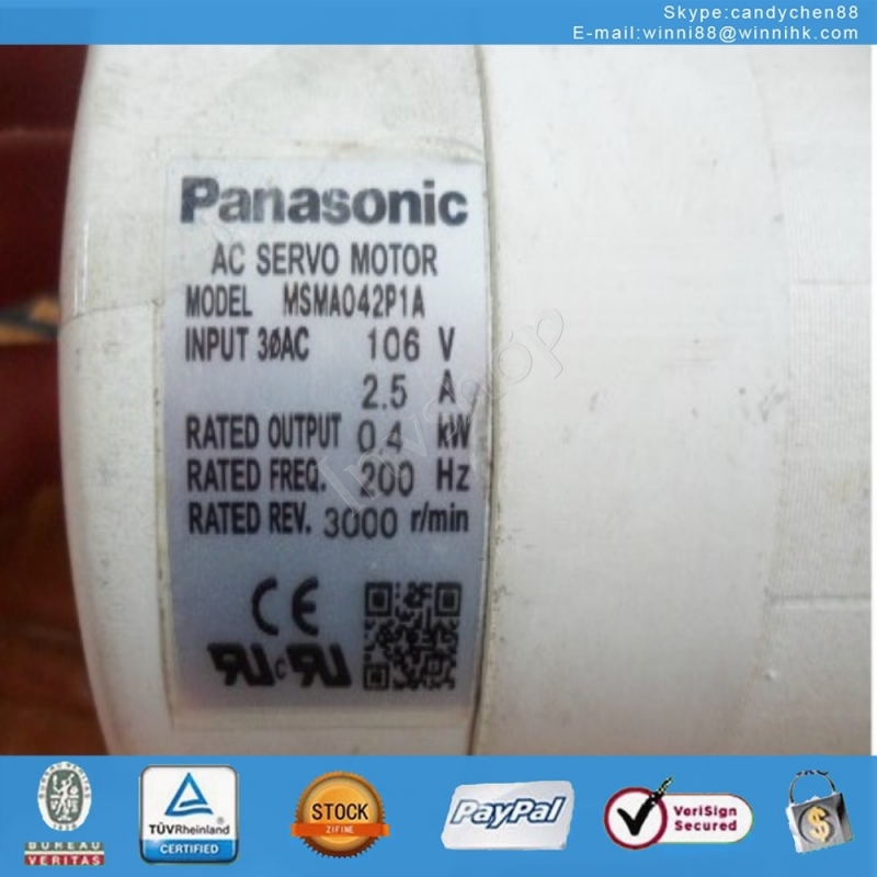 servo motor MSMA042P1A part Used 60 days warranty