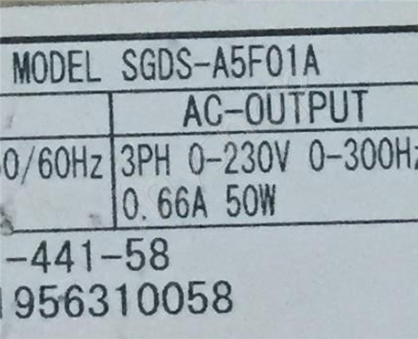 SGDS-A5F01A Yaskawa-Servotreiber