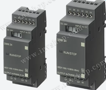 logo!dm16 24 neue 6ed1055-1cb10-0ba0 siemens exp pu / i / o: 24v dc / 24v dc / trans, 8 tun.